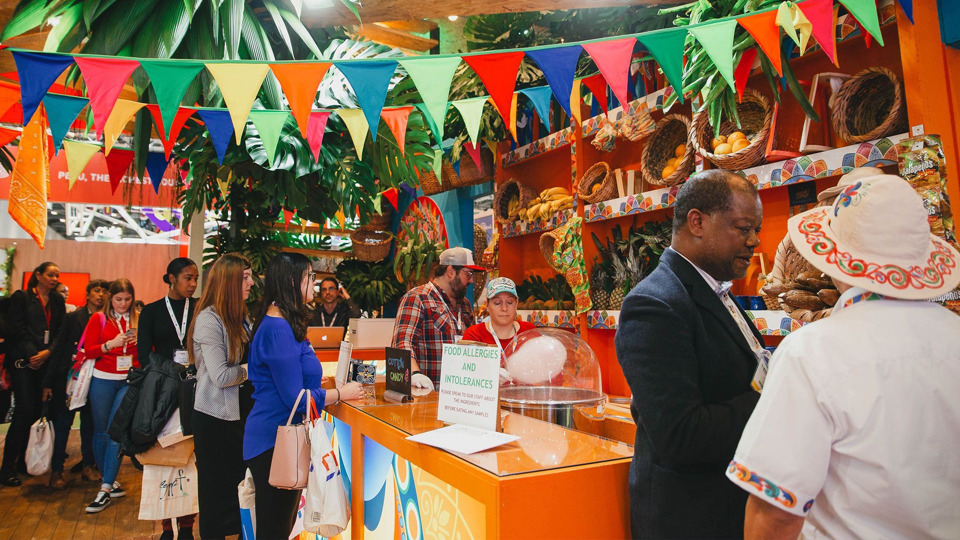 A Candy floss machine is always a great way to attract visitors to your stand