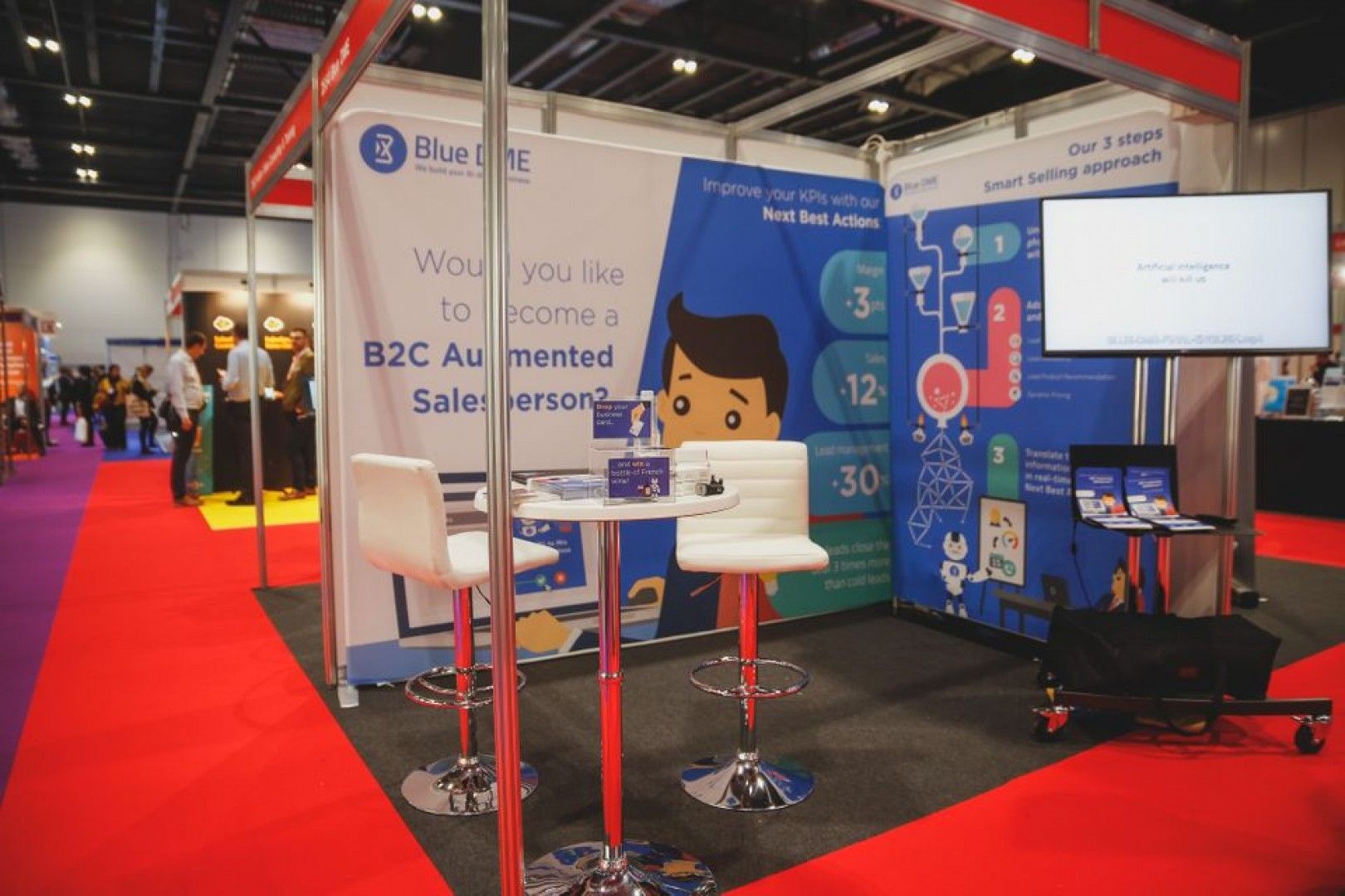 Create an eye catching exhibition stand