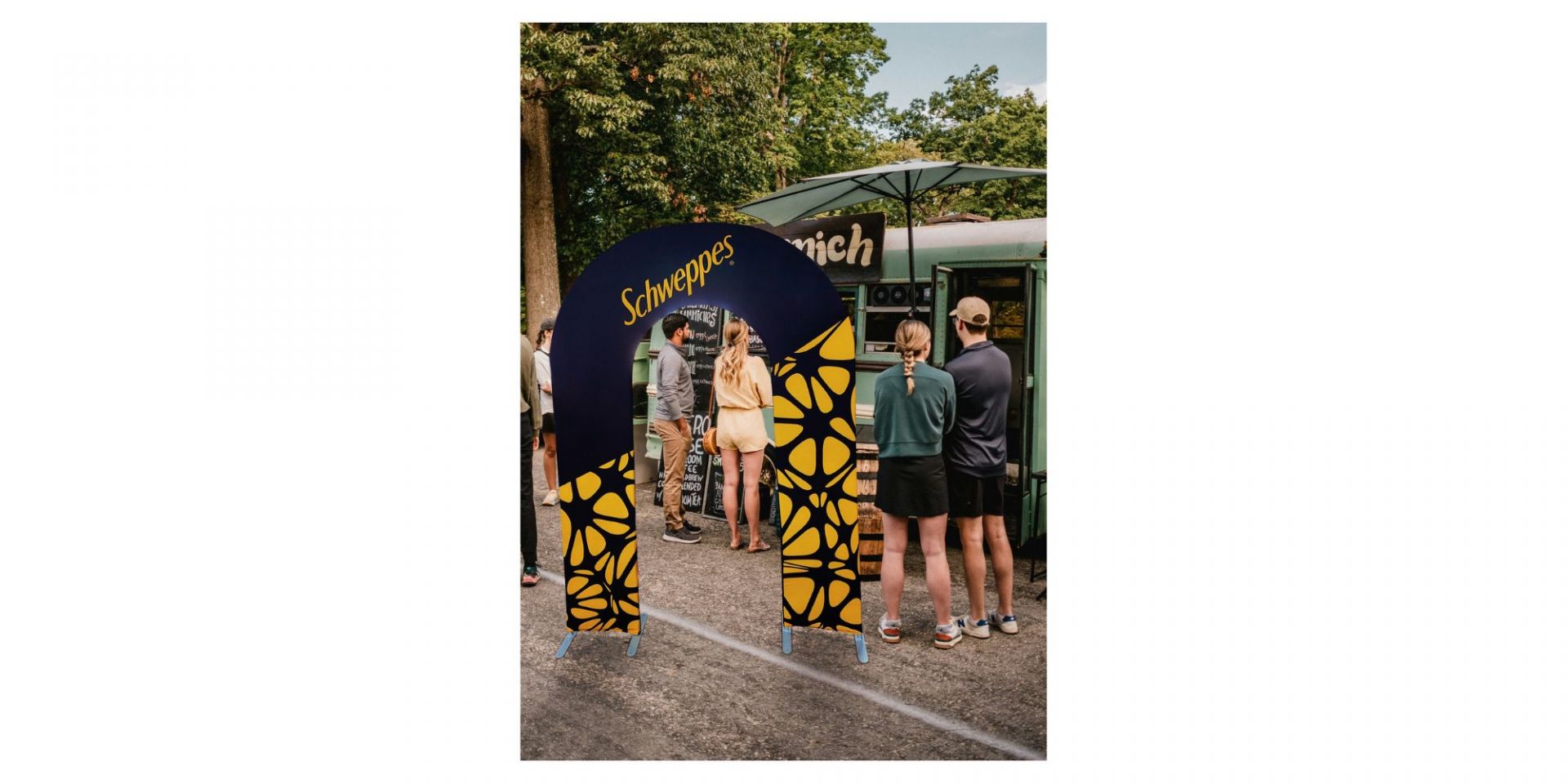 Slimline Fabric Arch