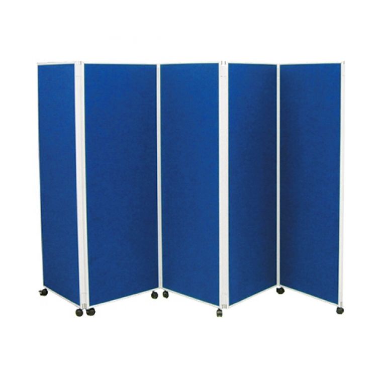Buy 5 Panel Wheeled Display Board Office Screen