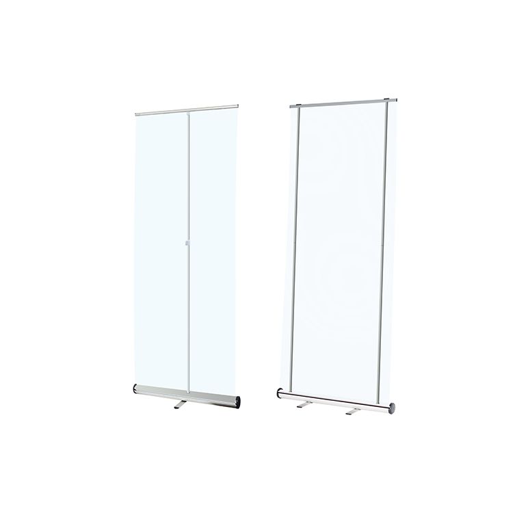 CLEAR Roller Banner Pop Up Display Stand 850mm x 2000mm Hairdressers Office