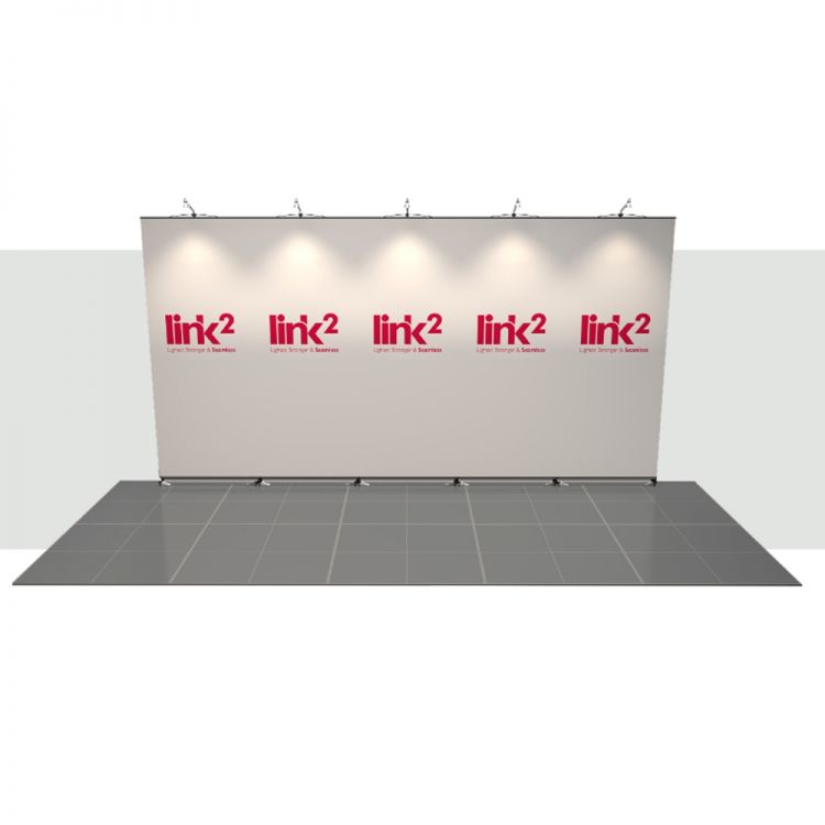 Buy Link2 Roller Banner Stand 5m x 2m Back Wall