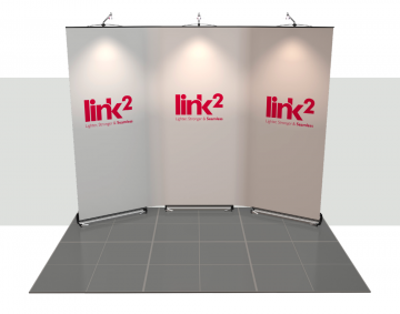 Link2 Roller Banner - Flexi Triple