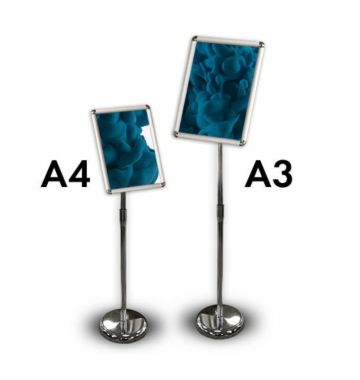 Freestanding Telescopic Snap Frame