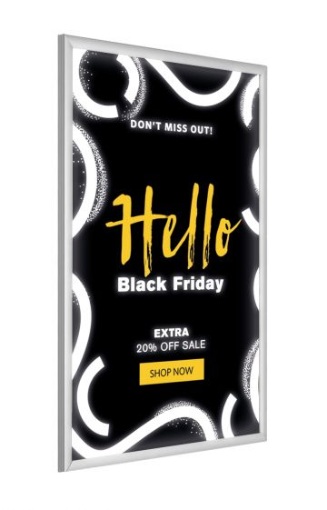 Edgelit XT Slimline LED Poster Frame