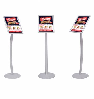 Curve Menu Stand
