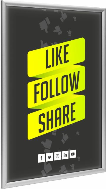 Edgelit Lite Slimline LED Poster Frame