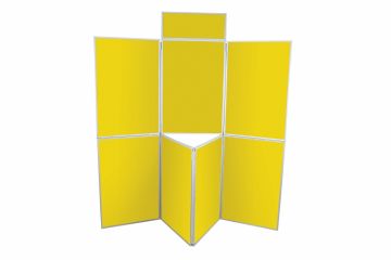 7 Panel Folding Portable Display Board Kit