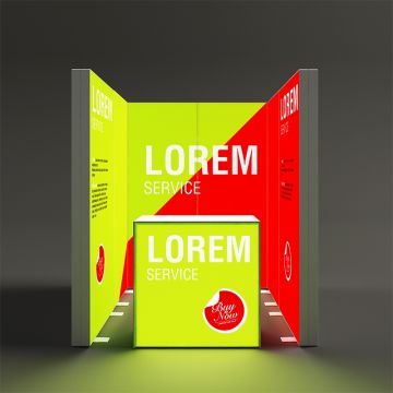 2m x 2m PIXLIP GO Shell Scheme Kit - 1 Open Sides