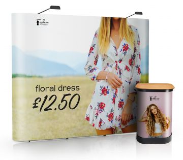 3x3 Straight Pop Up Stand
