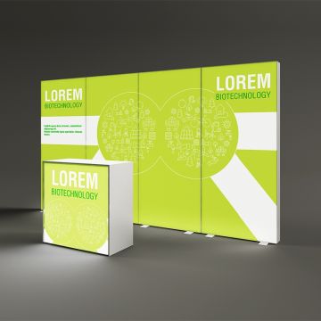 4m PIXLIP GO Shell Scheme Kit - Back Wall