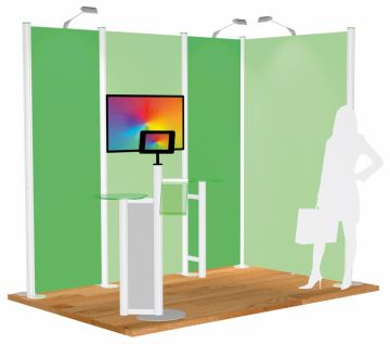 Centro Exhibition Stand 20 - 3m x 2m (2.5m High)