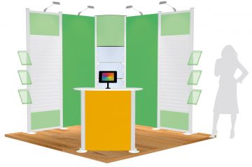 Centro Exhibition Stand 21 - 3m x 3m (2.5m High)
