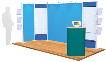 Centro Exhibition Stand 5 - 4m x 2m (2m High)