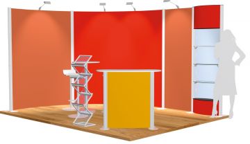 Centro Exhibition Stand 15 - 4m x 3m (2.265m High)