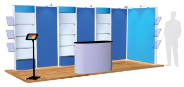 Centro Exhibition Stand 9 - 5m x 2m (2m High)