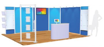 Centro Exhibition Stand 11 - 5m x 4m (2m High)