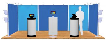 Centro Exhibition Stand 11 - 6m x 3m (2m High)