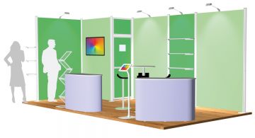 Centro Exhibition Stand 24 - 6m x 3m (2.5m High)