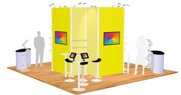 Centro Exhibition Stand 26 - 6m x 6m (3m High)