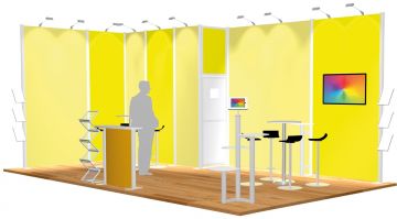 Centro Exhibition Stand 27 - 4m x 3m (3m High)
