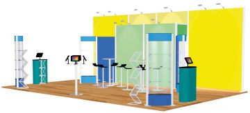 Centro Exhibition Stand 28 - 8m x 5m (3m High)