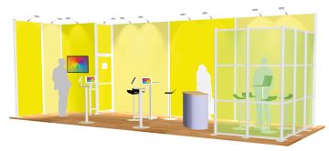 Centro Exhibition Stand 29 - 9m x 3m (3m High)