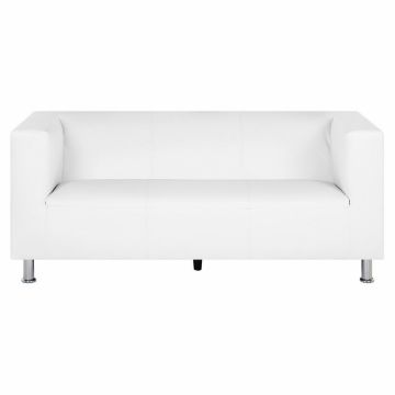 3 Seat White Sofa