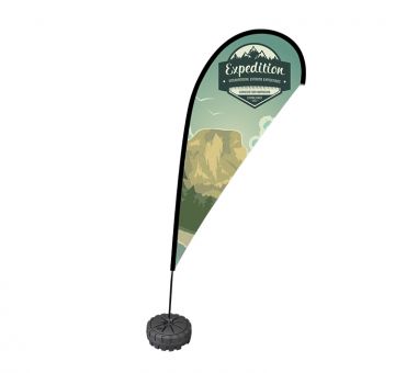 Large 3.5m Teardrop Flag