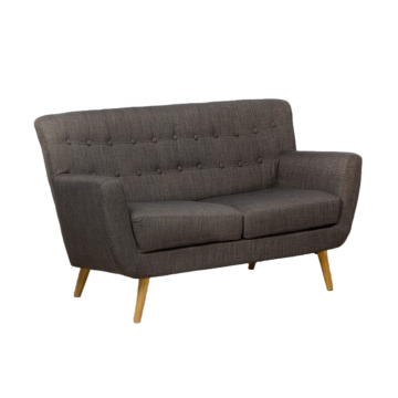 Oslo Fabric Button 2 Seater Sofa