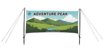 Outdoor Tension Display Banner