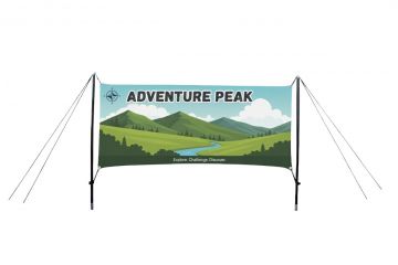 Outdoor Tension Display Banner
