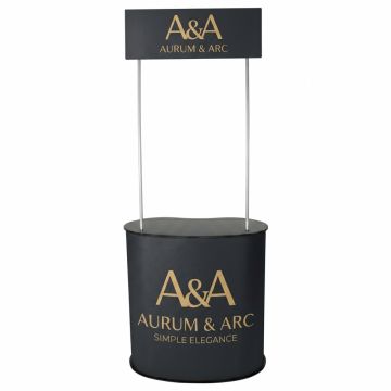 Promotional Curved Counter (with optional header)