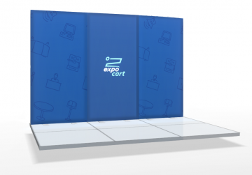 IllumiGo™ Up Lightbox Exhibition Stand Kit - 3m Wall