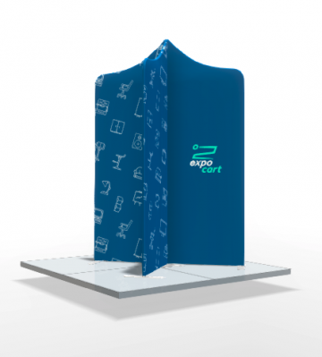 Modulate™ 2m x 2m Fabric Exhibition Stand B