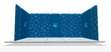 Modulate™ 5m x 3m Fabric Exhibition Stand B