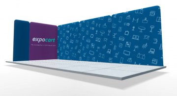 Modulate™ 6m x 3m Fabric Exhibition Stand A