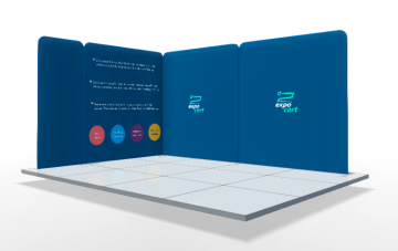 Modulate™ 4m x 3m Fabric Exhibition Stand A