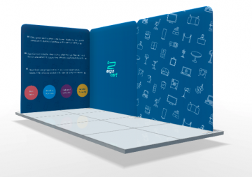 Modulate™ 4m x 2m Fabric Exhibition Stand A