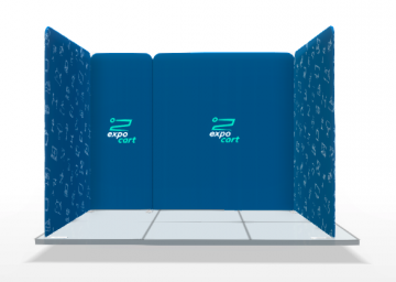 Modulate™ 3m x 2m Fabric Exhibition Stand B