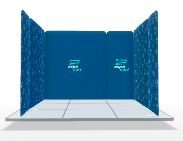 Modulate™ 3m x 3m Fabric Exhibition Stand C