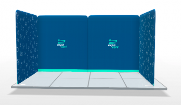 Modulate™ 4m x 2m Fabric Exhibition Stand B
