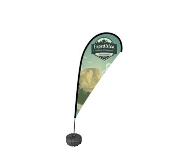 Small 2.1m Teardrop Flag