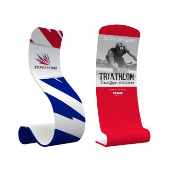 Snake Fabric Display Stand