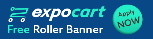 ExpoCart - free roller banner for charity